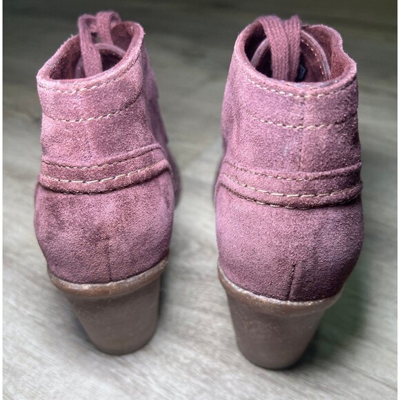 Unstructured by Clarks‎ beautiful purple suede size 7 shoe - Picture 5 of 7